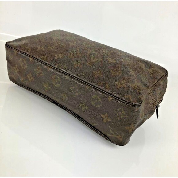 Louis Vuitton Toiletry Bag Trousse Toilette 28 Clutch Hand Bag Monogram Brown - Picture 3 of 12